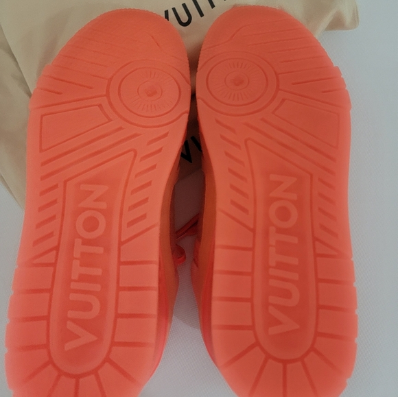 Louis Vuitton x Virgil Abloh Trainer Sneaker Peche 1A8KCQ - Picture 3 of 13